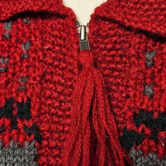 Rare Vintage Ralph Lauren Fair Isle Worsted Wool Zip-Up - Picture 8 of 8